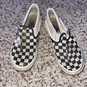 Kids checkers vans
